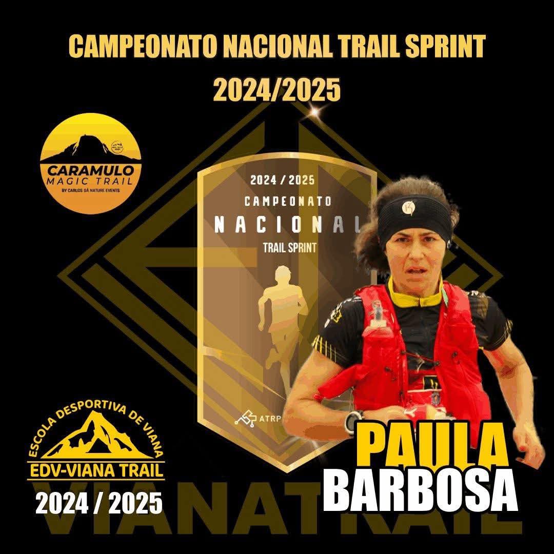 Paula Barbosa Campeã Nacional F45 DE TRAIL SPRINT 2024/25